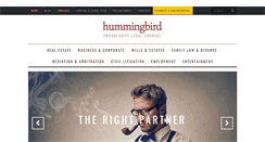 Desktop Screenshot of hummingbirdlaw.com